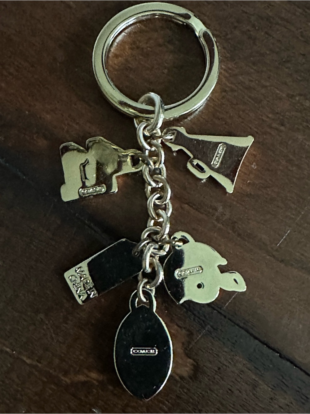 Coach Girl Football Mix Key Fob F61903 - Picture 4 of 7